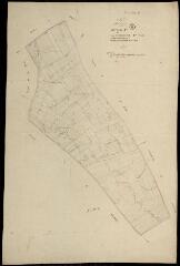 1 vue Mulsans : plans du cadastre napoléonien. Section F2 dite de la fordière