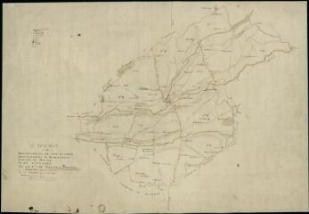 1 vue Neung-sur-Beuvron : plans du cadastre napoléonien. Tableau d'assemblage