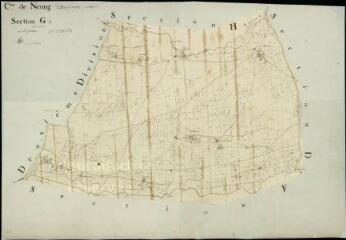 1 vue Neung-sur-Beuvron : plans du cadastre napoléonien. Section G1