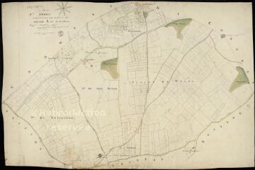 1 vue Oisly : plans du cadastre napoléonien. Section A dite du grostuisson