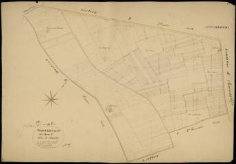 1 vue Ouzouer-le-Marché : plans du cadastre napoléonien. Section C1 dite de chandry