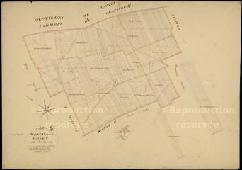 1 vue Ouzouer-le-Marché : plans du cadastre napoléonien. Section C2 dite de chandry