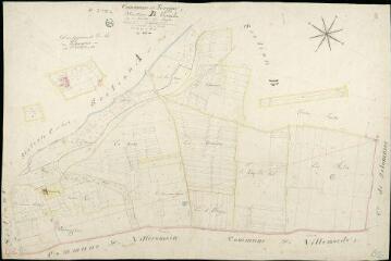 1 vue Périgny : plans du cadastre napoléonien. Section B2 dite d'enault