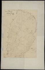 1 vue Pontlevoy : plans du cadastre napoléonien. Section B