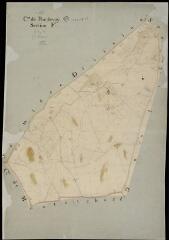 1 vue Pontlevoy : plans du cadastre napoléonien. Section F2