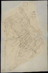 1 vue Pontlevoy : plans du cadastre napoléonien. Section G