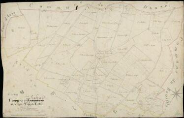 1 vue Rahart : plans du cadastre napoléonien. Section D dite de teiller