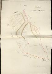 1 vue Rilly-sur-Loire : plans du cadastre napoléonien. Section C2. Seul existe le TA d'origine, le reste des planches date du XXè siècle et reproduit le plan de 1809. Ce sont donc les planches de l'atlas 3 P 2