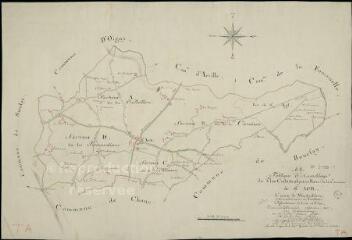 1 vue Saint-Agil : plans du cadastre napoléonien. Tableau d'assemblage