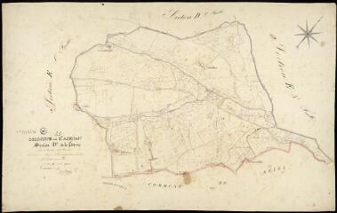 1 vue Saint-Aignan : plans du cadastre napoléonien. Section D4 dite de la poterie