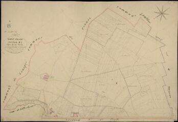 1 vue Saint-Amand : plans du cadastre napoléonien. Section D3