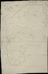 1 vue Saint-Avit : plans du cadastre napoléonien. Section A dite du bourg