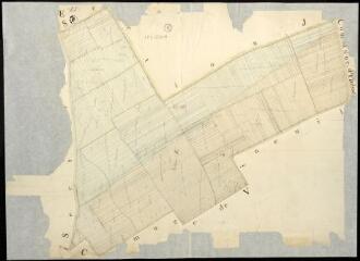 1 vue Saint-Claude-de-Diray : plans du cadastre napoléonien. Section K
