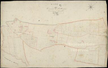 1 vue Saint-Firmin-des-Près : plans du cadastre napoléonien. Section C2 (développement)