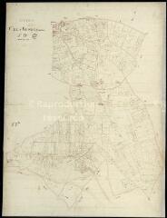 1 vue Saint-Georges-sur-Cher : plans du cadastre napoléonien. Section D2