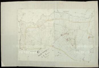 1 vue Saint-Georges-sur-Cher : plans du cadastre napoléonien. Section E1