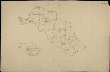 1 vue Saint-Gourgon : plans du cadastre napoléonien. Tableau d'assemblage