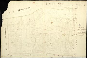 1 vue Saint-Julien-de-Chédon : plans du cadastre napoléonien. Section C