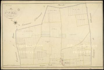 1 vue Saint-Laurent-des-Bois : plans du cadastre napoléonien. Section A1 dite de villesiclaire