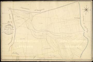 1 vue Saint-Léonard-en-Beauce : plans du cadastre napoléonien. Section F2 dite de la vacherie