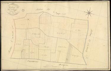1 vue Saint-Léonard-en-Beauce : plans du cadastre napoléonien. Section H2 dite de sigogne