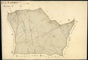 1 vue  - Saint-Lubin-en-Vergonnois : plans du cadastre napoléonien. Section C4 (ouvre la visionneuse)
