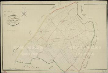 1 vue Saint-Martin-des-Bois : plans du cadastre napoléonien. Section G1 dite de belle allée