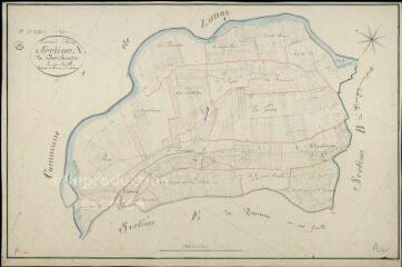 1 vue Saint-Rimay : plans du cadastre napoléonien. Section A dite de cherchenois