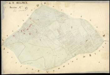 1 vue  - Saint-Sulpice : plans du cadastre napoléonien. Section C (ouvre la visionneuse)