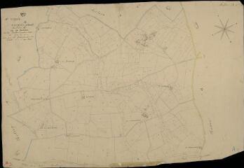 1 vue Savigny : plans du cadastre napoléonien. Section A5 dite des madaires