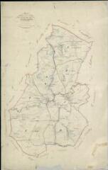 1 vue Selles-Saint-Denis : plans du cadastre napoléonien. Tableau d'assemblage
