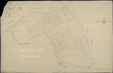 1 vue Selommes : plans du cadastre napoléonien. Section H2 dite de villarceau