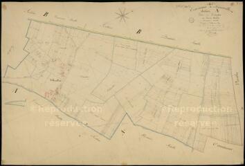 1 vue Semerville : plans du cadastre napoléonien. Section A2 dite de villecellier