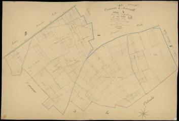 1 vue Semerville : plans du cadastre napoléonien. Section A3 dite de villecellier