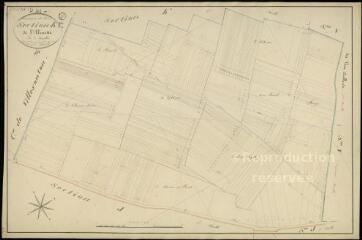 1 vue Séris : plans du cadastre napoléonien. Section K1 dite de l'alouette