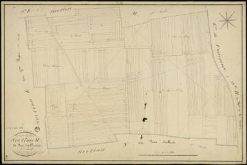 1 vue Séris : plans du cadastre napoléonien. Section M2 dite du bas des plantes