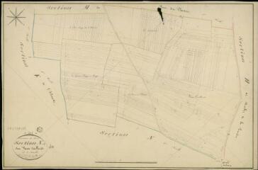 1 vue Séris : plans du cadastre napoléonien. Section N1 dite des vaux caillards