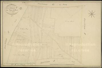 1 vue Séris : plans du cadastre napoléonien. Section N2 dite des vaux caillards
