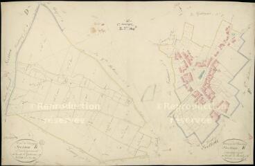1 vue  - Souvigny : plans du cadastre napoléonien. Section E, 3ème développement (ouvre la visionneuse)