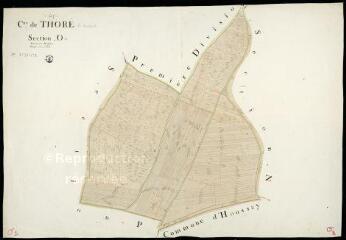 1 vue  - Thoré-la-Rochette : plans du cadastre napoléonien. Section O2 (ouvre la visionneuse)