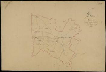 1 vue Tripleville : plans du cadastre napoléonien. Tableau d'assemblage