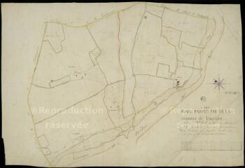 1 vue Valaire : plans du cadastre napoléonien. Section A dite de la bourdinerie