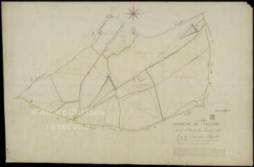 1 vue Valaire : plans du cadastre napoléonien. Section C dite de la jeandronnière