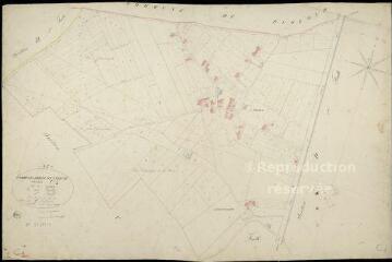 1 vue Ville-aux-Clercs (La) : plans du cadastre napoléonien. Section C1 dite des bancheries