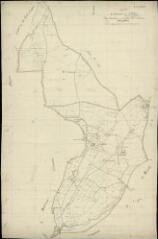 1 vue Villeny : plans du cadastre napoléonien. Plan parcellaire de la section D