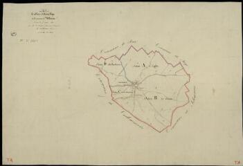 1 vue Villetrun : plans du cadastre napoléonien. Tableau d'assemblage