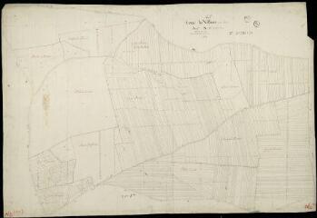 1 vue Villiers-sur-Loir : plans du cadastre napoléonien. Section N2