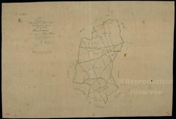 1 vue Villiersfaux : plans du cadastre napoléonien. Tableau d'assemblage