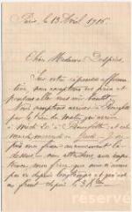 3 vues  - Lettre de Marie Nicolle Gaillard datée du 13 avril 1916 (ouvre la visionneuse)