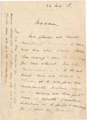 3 vues  - Lettre du commandant Clavet annonçant la mort d\'Albert Després datée du 24 mai 1918 (ouvre la visionneuse)
